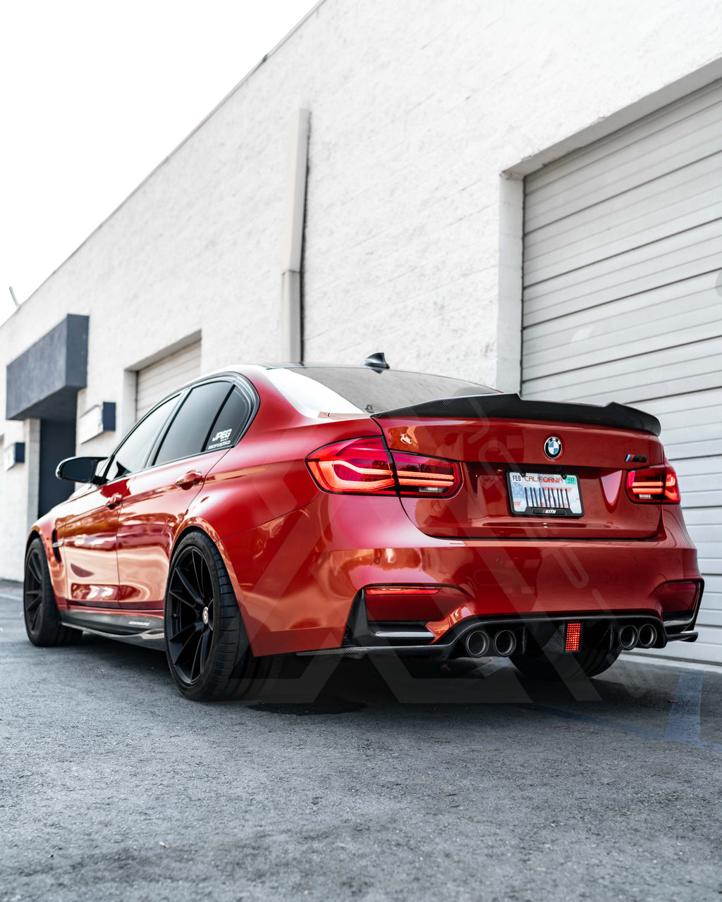 Kholen Style Carbon Fiber Rear Diffuser w/ Brake Light – BMW F80 M3 / F82 M4 | Eterna Motorworks