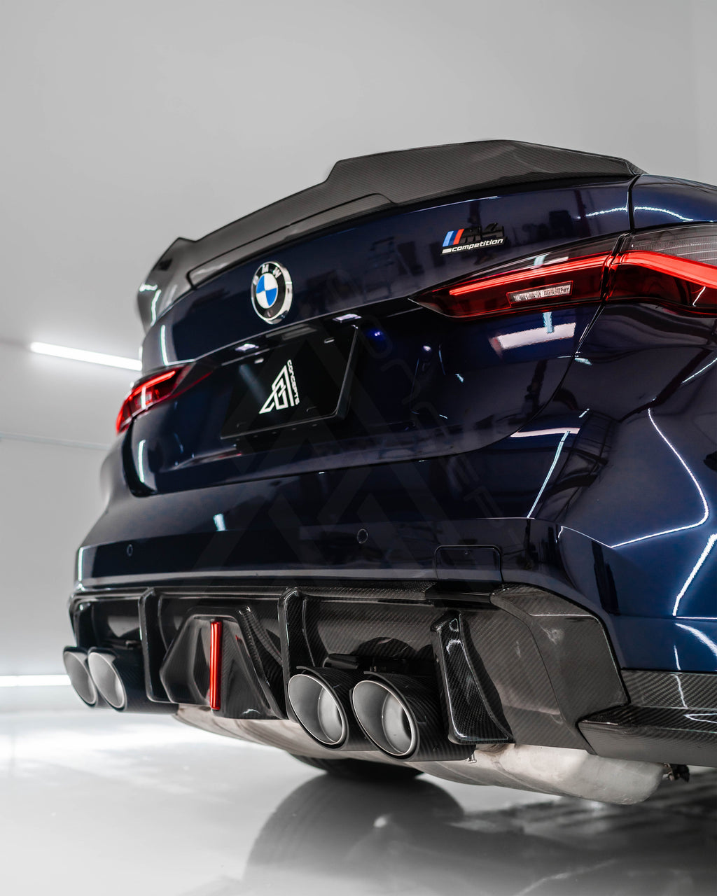 Carbon Fiber LED Rear Diffuser Kit – BMW G82 M4 | Eterna Motorworks