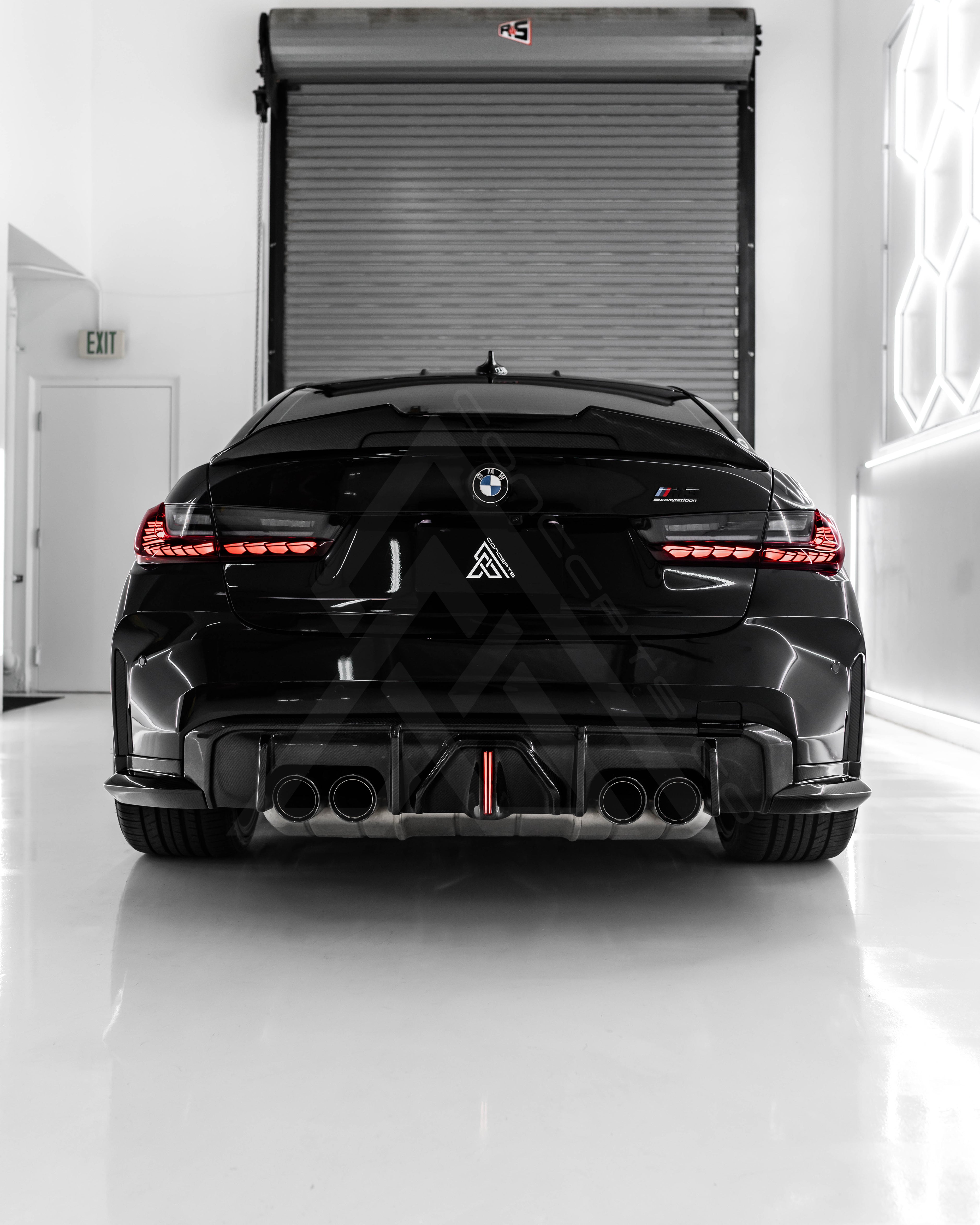 Carbon Fiber LED Rear Diffuser Kit – BMW G82 M4 | Eterna Motorworks