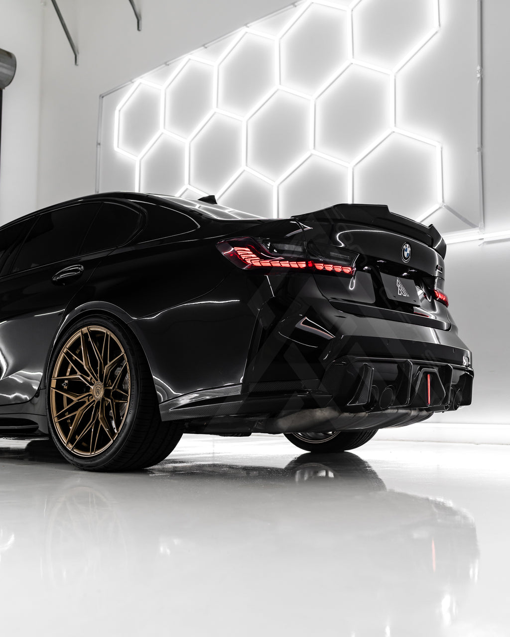Carbon Fiber LED Rear Diffuser Kit – BMW G82 M4 | Eterna Motorworks