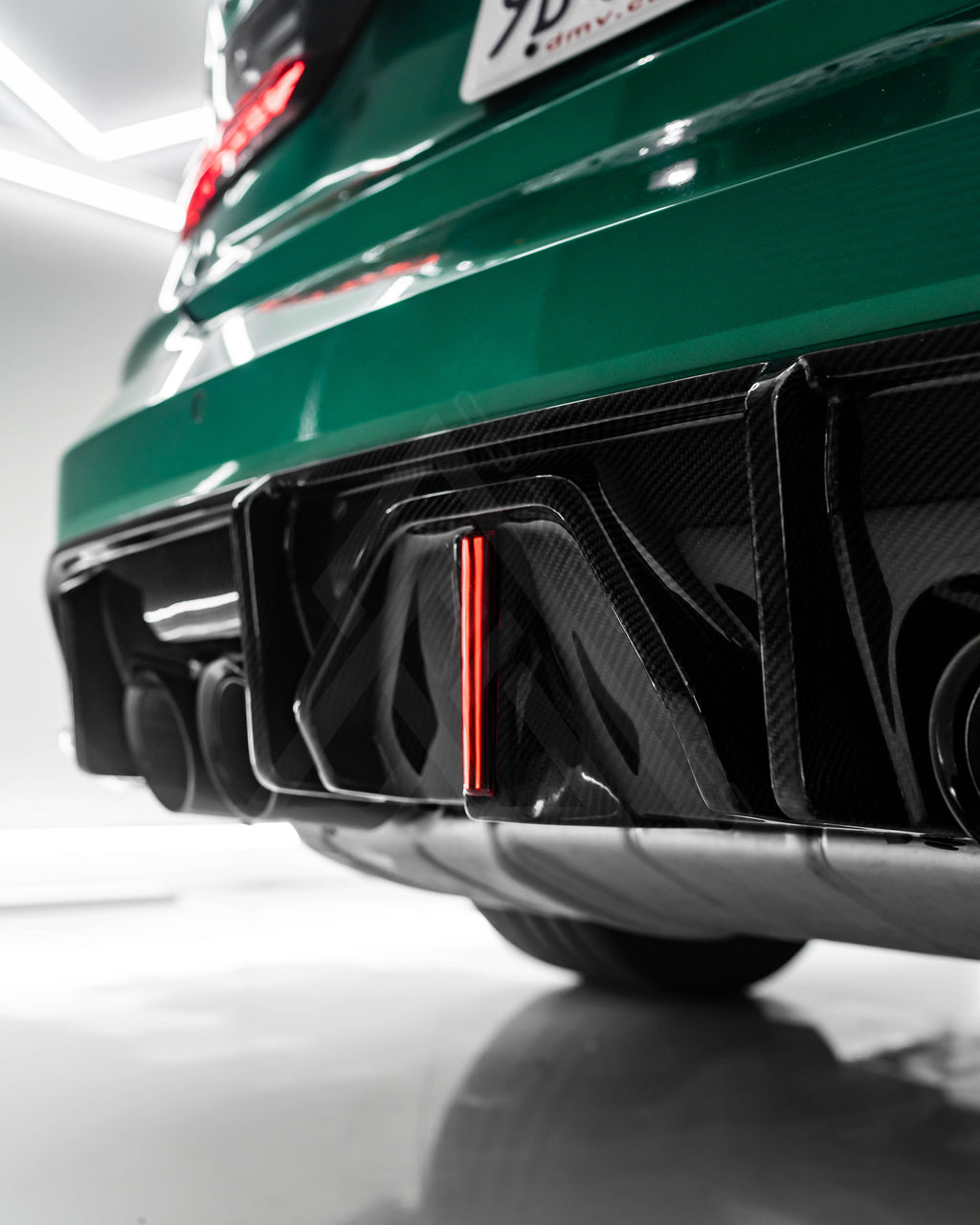 Carbon Fiber LED Rear Diffuser – BMW G80 M3 / G82 G83 M4 | Eterna Motorworks