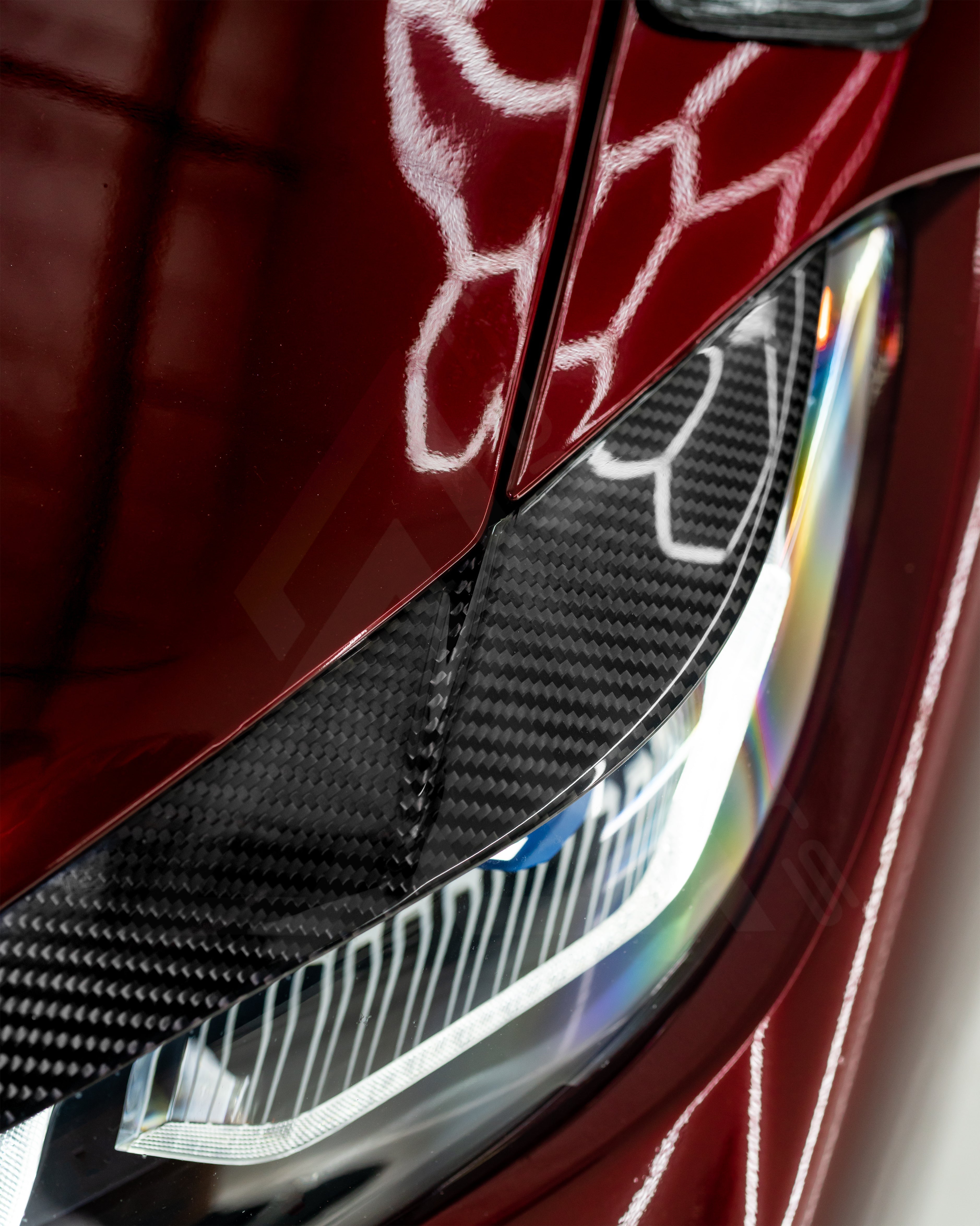 Carbon Fiber Headlight Covers – BMW G80 M3 / G82 G83 M4 | Eterna Motorworks