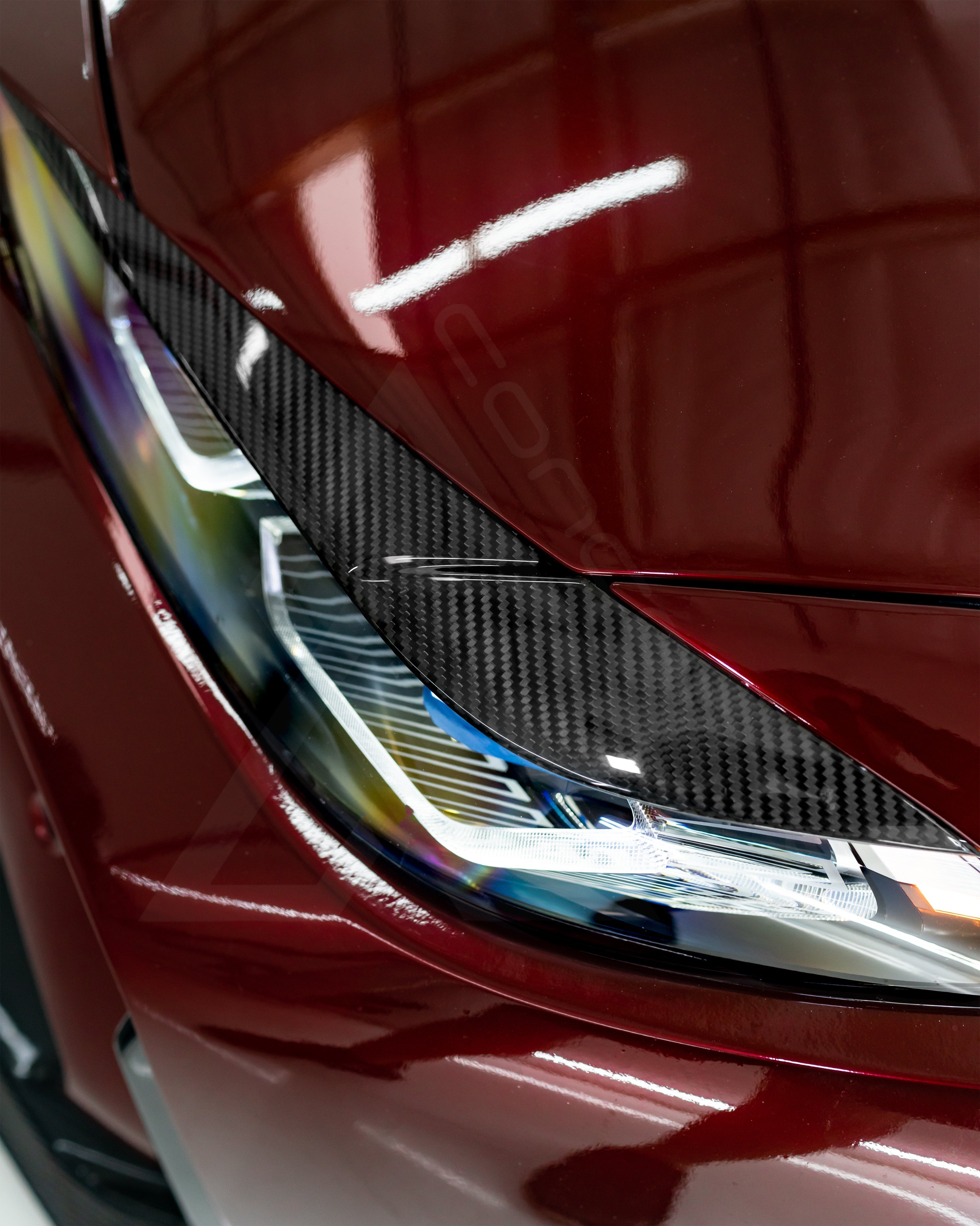 Carbon Fiber Headlight Covers – BMW G80 M3 / G82 G83 M4 | Eterna Motorworks