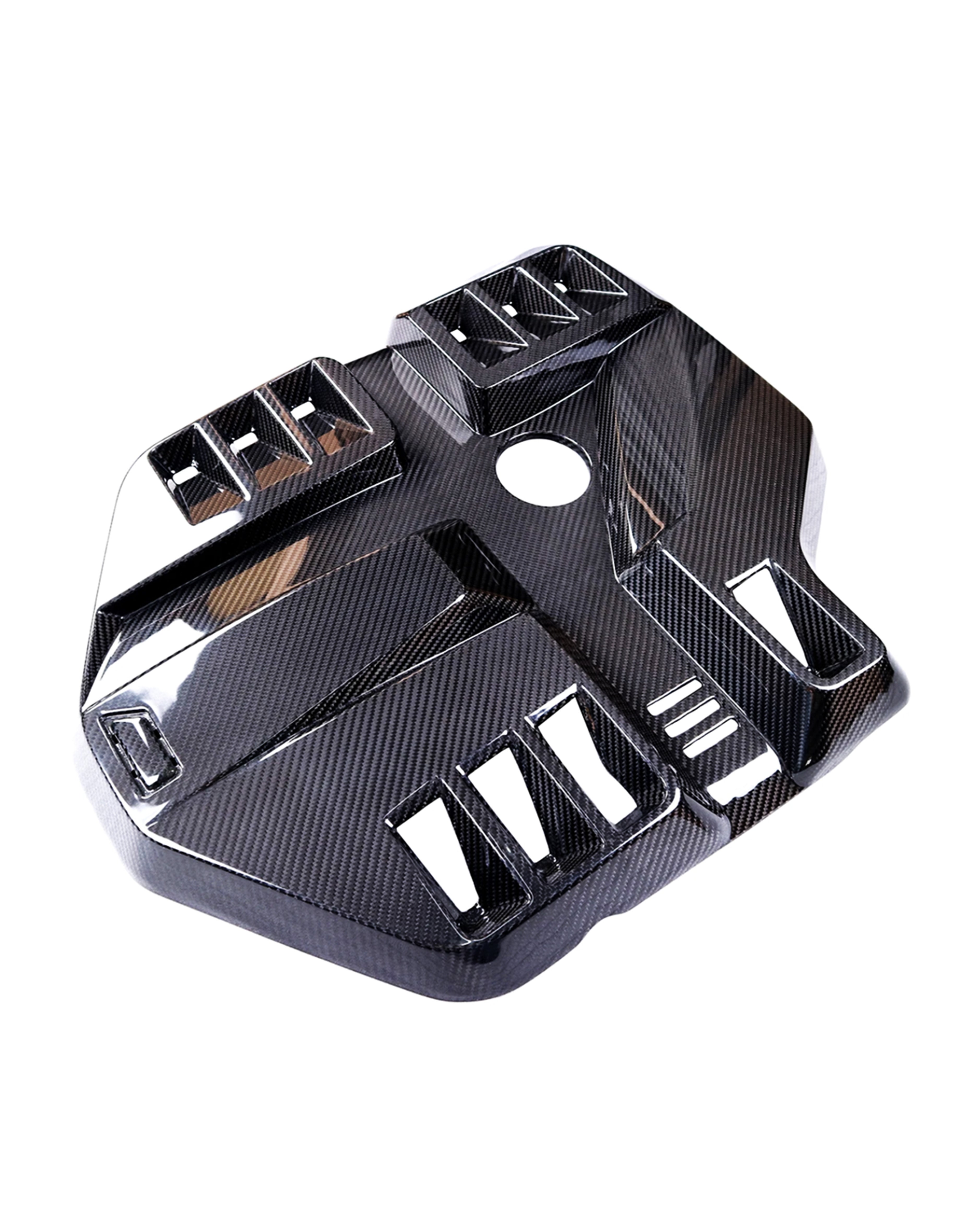 Dry Carbon Fiber Engine Bay Cover – BMW G80 M3 / G82 M4 / G87 M2 | Eterna Motorworks