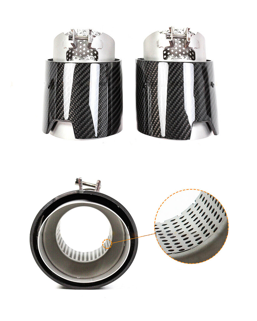 MP Carbon Fiber Exhaust Tips – BMW G80 M3 / G82 G83 M4 | Eterna Motorworks