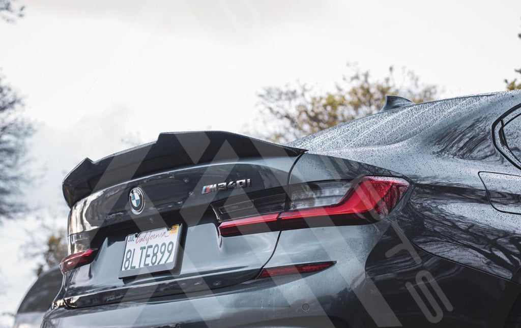 High Kick Carbon Fiber Trunk Lip Spoiler – BMW G20 / G80 M3 | Eterna Motorworks