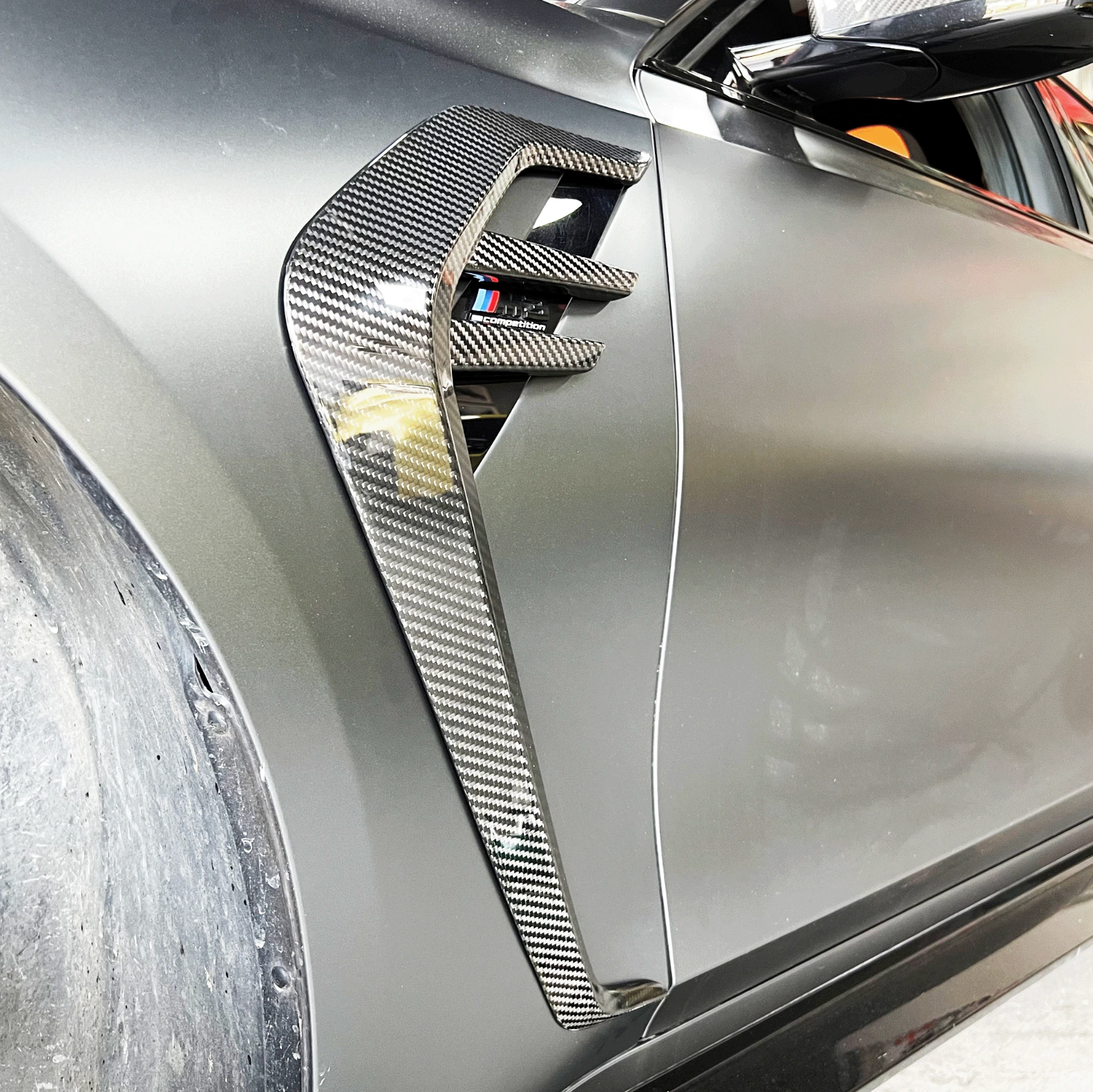 CFA Style Dry Carbon Fiber Side Vents – BMW G80 M3 / G82 M4 | Eterna Motorworks