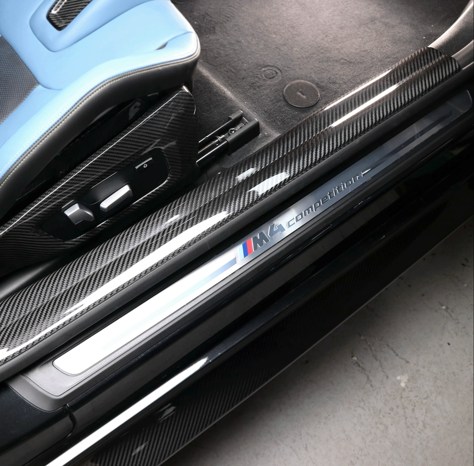 Dry Carbon Fiber Door Sills – BMW G82 M4 / G83 M4 / G22 4 Series | Eterna Motorworks