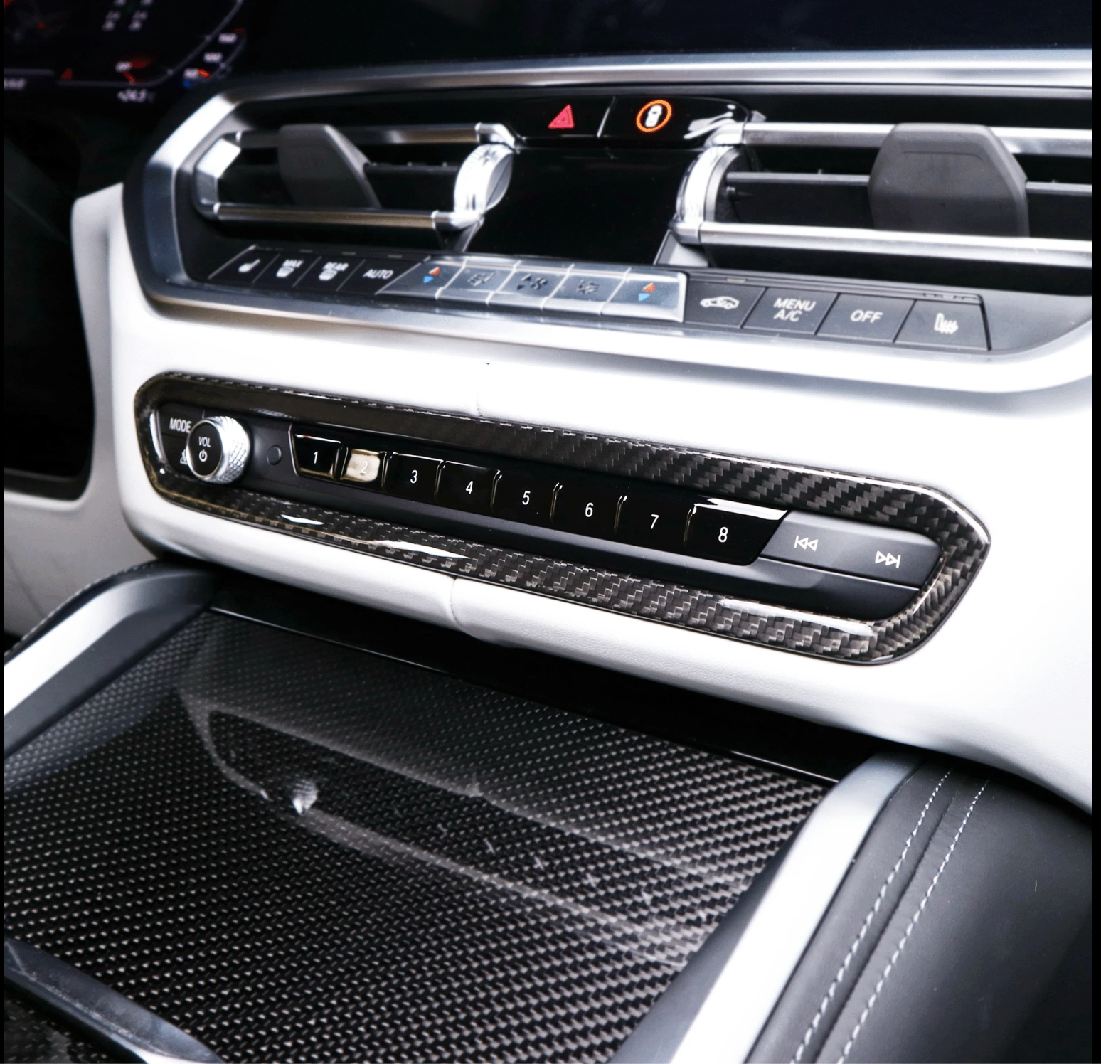 Dry Carbon Fiber Dash Trim – BMW G80 M3 / G82 M4 | Eterna Motorworks