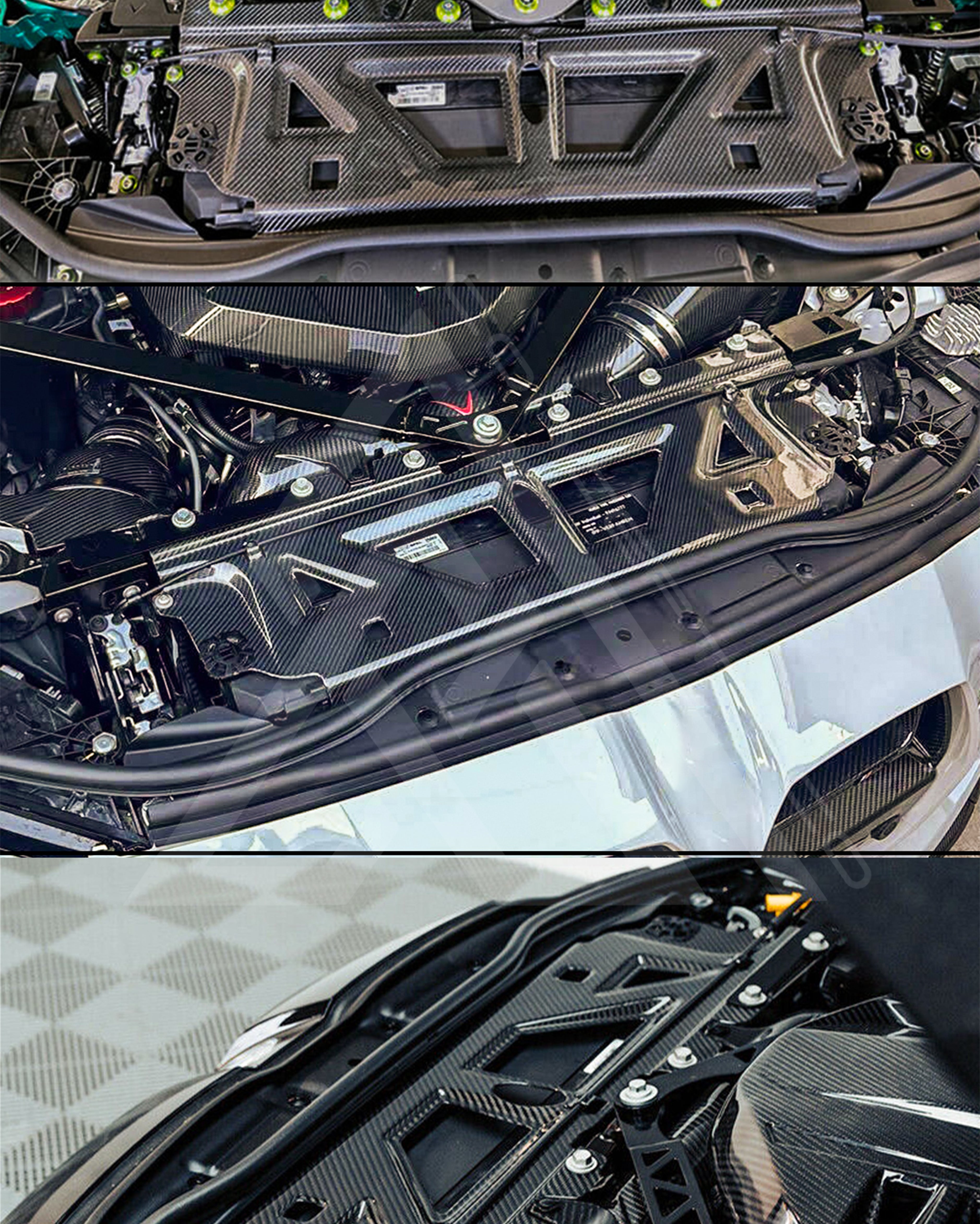 Dry Carbon Fiber Cooling Plate – BMW G80 M3 / G82 M4 / G83 M4 / G87 M2 | Eterna Motorworks