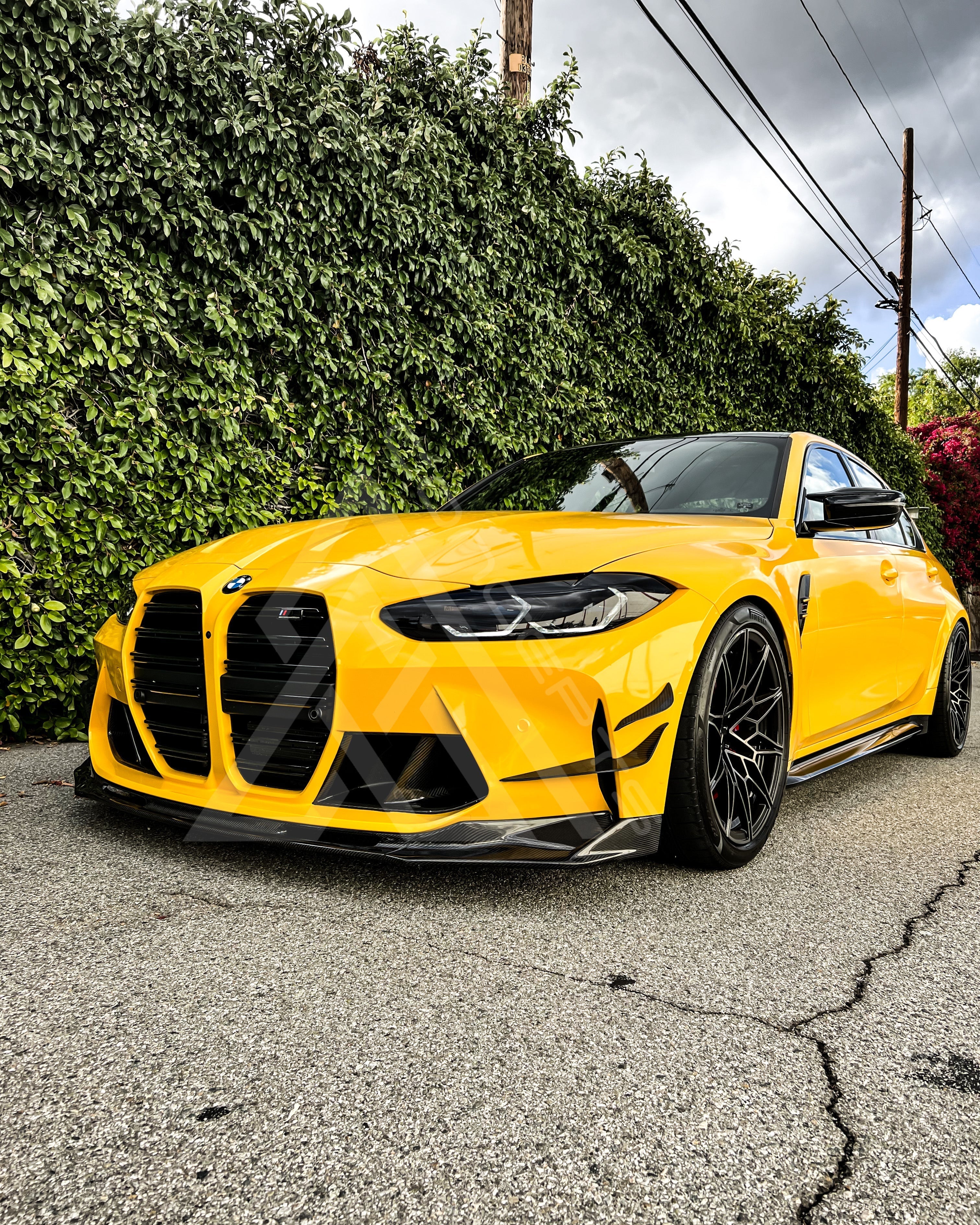 Carbon Fiber V-Style Front Lip – BMW G80 M3 / G82 G83 M4 | Eterna Motorworks