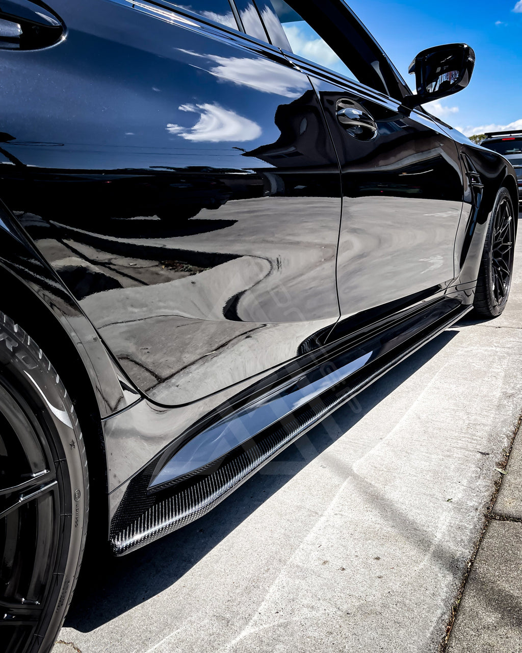 Carbon Fiber JP-Style Side Skirts – BMW G80 M3 / G82 G83 M4 | Eterna Motorworks