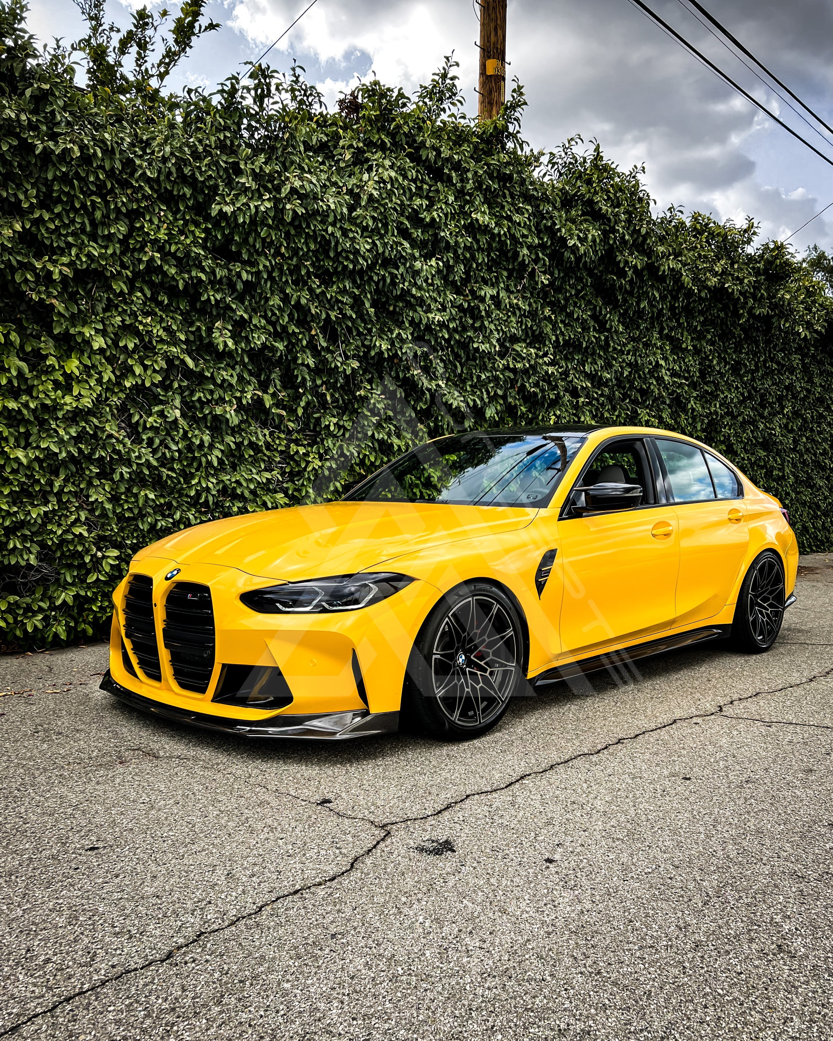 Carbon Fiber V-Style Front Lip – BMW G80 M3 / G82 G83 M4 | Eterna Motorworks