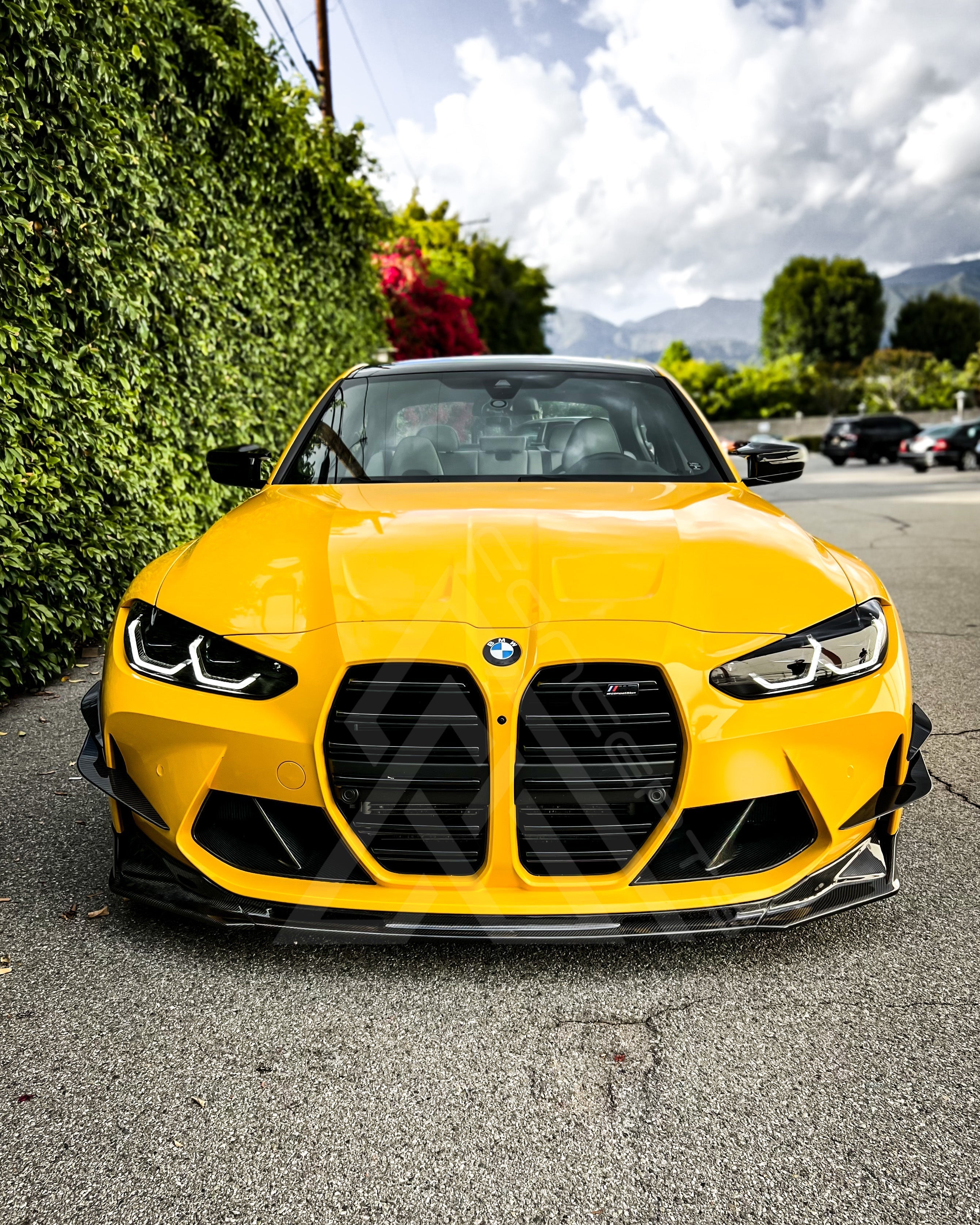 Carbon Fiber V-Style Front Lip – BMW G80 M3 / G82 G83 M4 | Eterna Motorworks