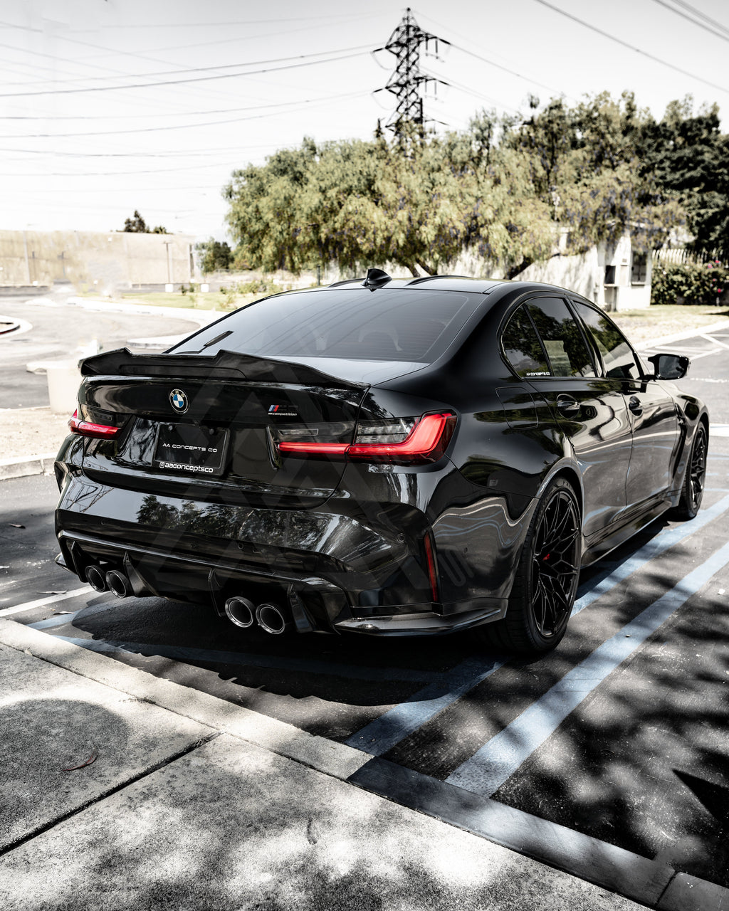 High Kick Carbon Fiber Trunk Lip Spoiler – BMW G20 / G80 M3 | Eterna Motorworks